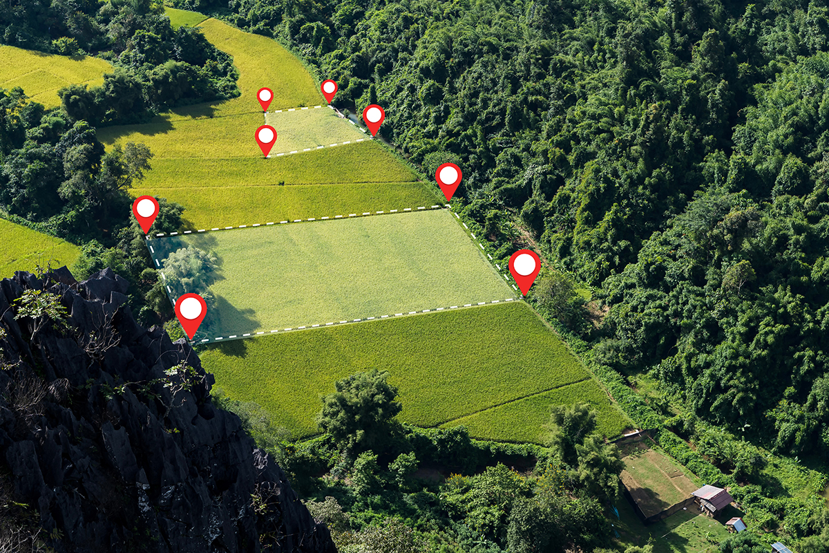 Területegységek felmérése illusztráció